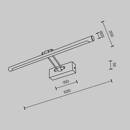 Бра Maytoni Dazzle MIR267WL-L12CH3K Бра Maytoni Dazzle MIR267WL-L12CH3K