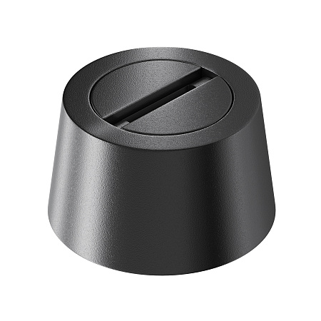 Чаша накладная для двойного вывода ленты черная Maytoni Parity TRA130CRDuo-B