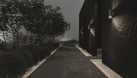 Уличный светильник на стену Maytoni Bowery O574WL-02GR