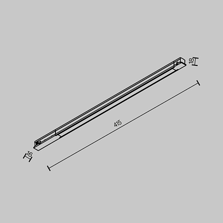 Трековый магнитный светодиодный светильник Maytoni Exility Basis TR231-2-10W4K-B