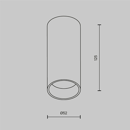 Светильник потолочный светодиодный Maytoni FOCUS LED C056CL-L12W3K-W-PT