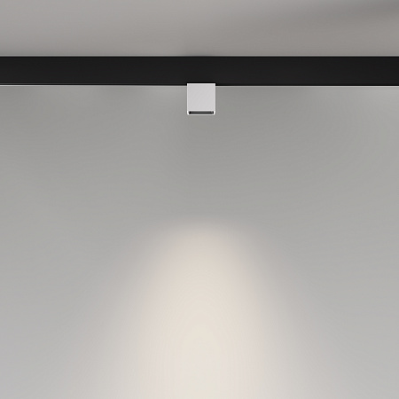 Трековый магнитный светодиодный светильник Maytoni Exility Alfa S TR133-2-7W4K-W