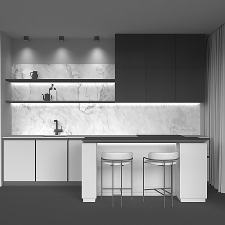 Потолочный светодиодный диммируемый светильник Maytoni Alfa LED C064CL-01-15W3K-D-RD-B