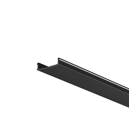 Рассеиватель для профиля 61×14 (Чёрный, 2 м), Maytoni ALM-6114-B-DF-2M 642014