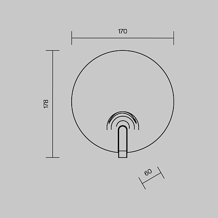 Светильник настенный светодиодный Maytoni Regatta MOD481WL-L5BS3K