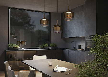 Светильник подвесной светодиодный Maytoni Spirito MOD286PL-L18G3K Светильник подвесной светодиодный Maytoni Spirito MOD286PL-L18G3K