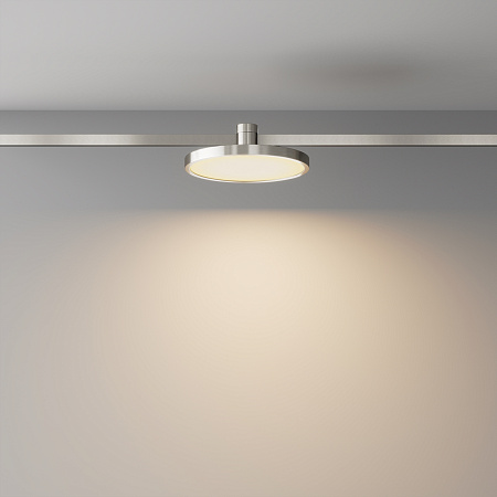 Трековый магнитный светодиодный светильник Maytoni Flarity Plato TR153-1-10W3K-PT Трековый магнитный светодиодный светильник Maytoni Flarity Plato TR153-1-10W3K-PT