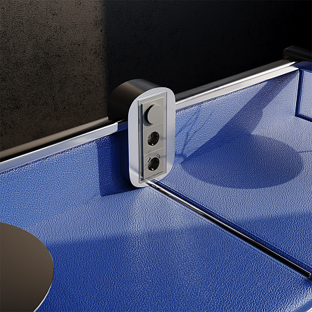 Рамка стеклянная VOLTUM S70 на 3 поста, (титан, стекло) VLS110306 Рамка стеклянная VOLTUM S70 на 3 поста, (титан, стекло) VLS110306