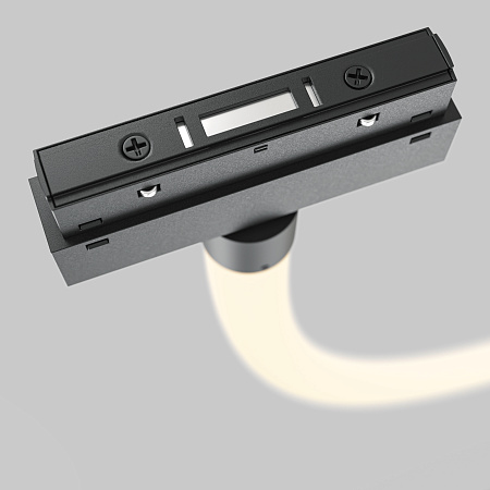 Трековый магнитный однофазный светодиодный светильник Maytoni Exility TR101-2-20W3K-B Трековый магнитный однофазный светодиодный светильник Maytoni Exility TR101-2-20W3K-B