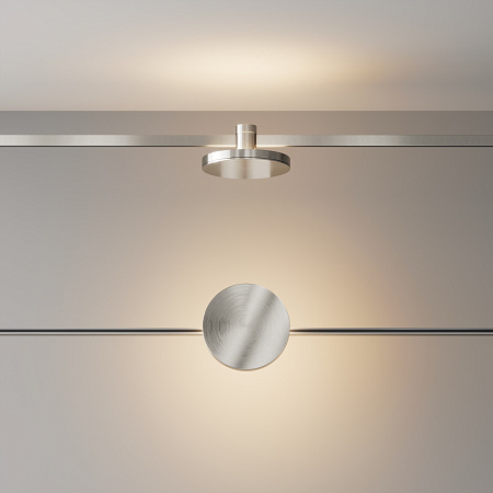 Трековый магнитный светодиодный светильник Maytoni Flarity Plato TR152-1-7W3K-PT