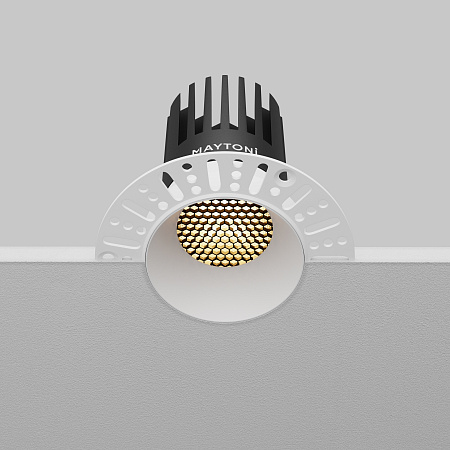 Светильник встраиваемый светодиодный Maytoni Dip DL121-15W-2.7K-TRS-W