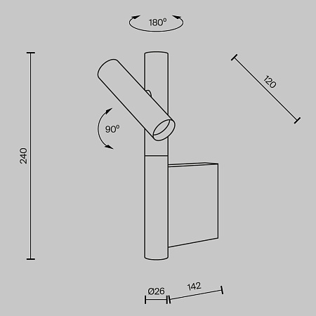 Спот светодиодный Maytoni Utility MOD433WL-L3BS3K