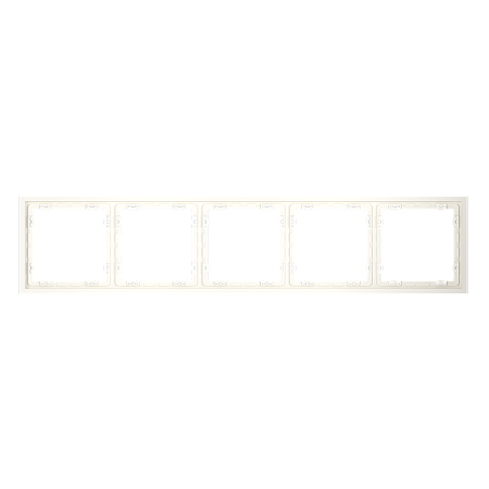 Рамка пластиковая на 5 постов Voltum S70 (хлопок) VLS100513