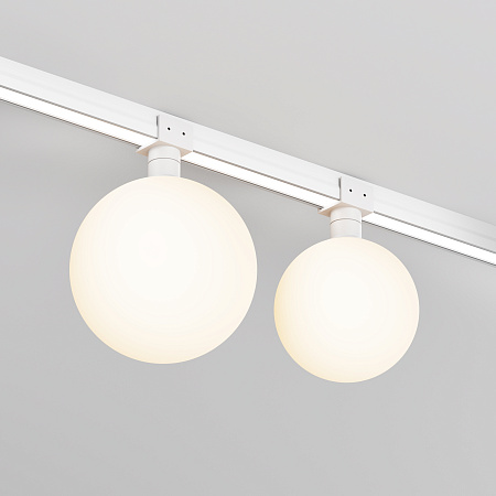 Трековый однофазный уличный светодиодный светильник Maytoni Elasity IP Luna O-TR01-2-S-9WW3K