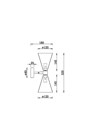Бра Maytoni Vesper MOD108WL-02GB