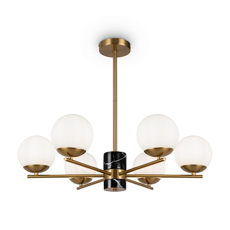 Люстра на штанге Freya Marble FR5230PL-06BS Люстра на штанге Freya Marble FR5230PL-06BS