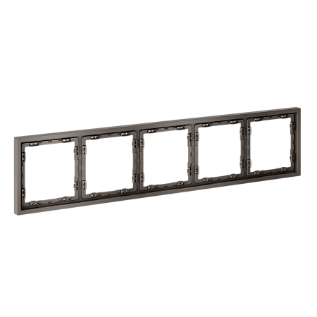 Рамка пластиковая на 5 постов Voltum S70 (капучино) VLS100514