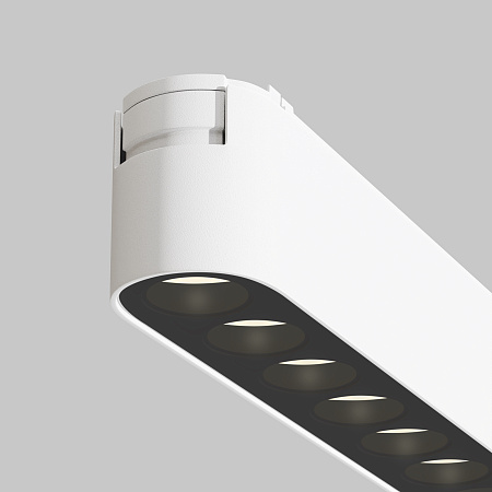 Трековый однофазный магнитный светодиодный светильник Maytoni Radity Points TR082-1-18W3K-M-W