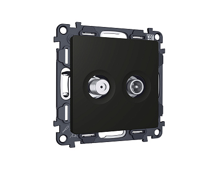 Комплект механизма розетки TV оконечной + SAT 5-862MHz 3.5dB/950-2150MHz 3.5dB Ambrella Volt Alfa MA813310 Комплект механизма розетки TV оконечной + SAT 5-862MHz 3.5dB/950-2150MHz 3.5dB Ambrella Volt Alfa MA813310