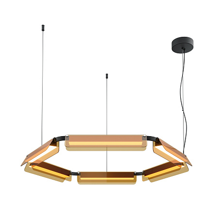 Люстра подвесная светодиодная Maytoni Flat MOD296PL-L60BC3K Люстра подвесная светодиодная Maytoni Flat MOD296PL-L60BC3K