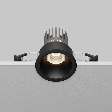 Светильник встраиваемый светодиодный Maytoni Dip DL123-10W-4K-B