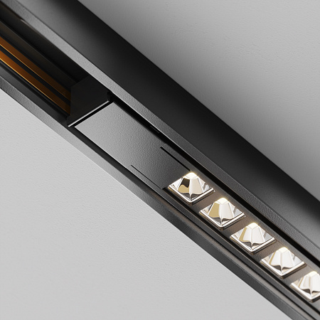 Трековый магнитный светодиодный светильник Maytoni Exility X Points TR241-2-12W4K-B