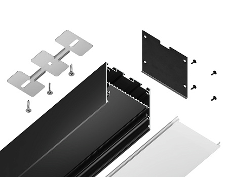 Профиль для ленты до 41мм 50*50мм ILLUMINATION GP3100BK