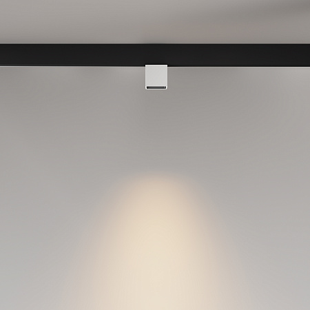 Трековый магнитный светодиодный светильник Maytoni Exility Alfa S TR133-2-7W3K-W