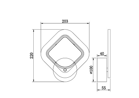 Светильник настенный светодиодный Freya Radane Market FR10020WL-L7W