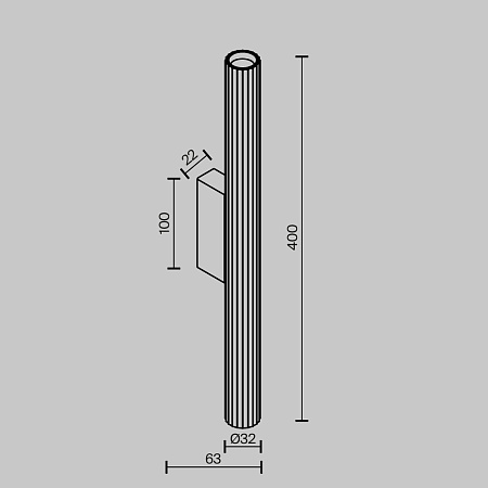 Светильник настенный светодиодный Maytoni Calipso C082WL-12W2.7K-W