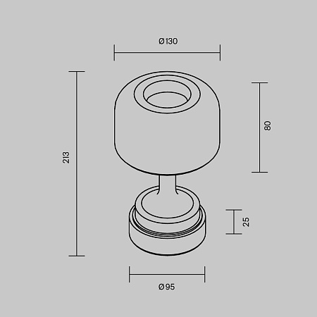 Настольная лампа аккумуляторная Maytoni Spirito MOD286RL-L3B3K Настольная лампа аккумуляторная Maytoni Spirito MOD286RL-L3B3K