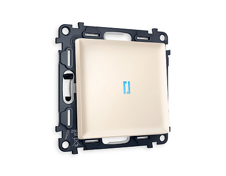 Комплект механизма 1-клавишного выключателя с подсветкой 10000K Ambrella Volt ALFA MA322020