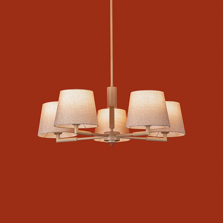 Люстра на штанге Freya Butler FR2057PL-05BG Люстра на штанге Freya Butler FR2057PL-05BG