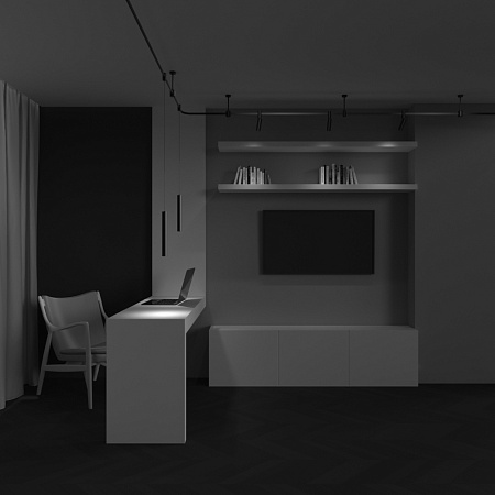 Трековый магнитный светодиодный светильник Maytoni Flarity Focus Led TR155-1-5W3K-B