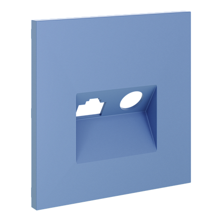 Накладка для розетки TV+RJ45 кат. 6 Voltum S70 (деним) VLS002715 Накладка для розетки TV+RJ45 кат. 6 Voltum S70 (деним) VLS002715