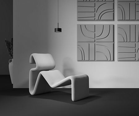 Светильник подвесной светодиодный Maytoni Glare P102PL-12W3K-B