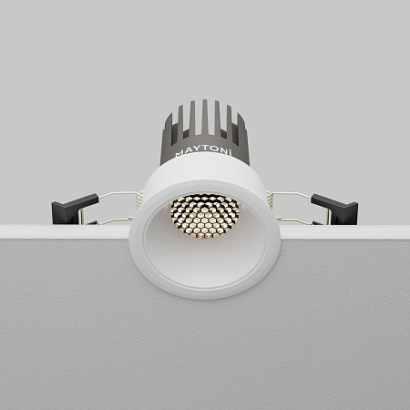 Светильник встраиваемый светодиодный Maytoni Dip DL123-10W-4K-W