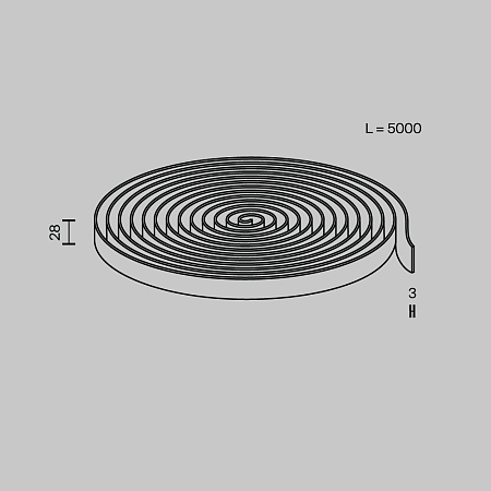 Токопроводящая текстильная лента Maytoni Parity TRX130-1.5LG Токопроводящая текстильная лента Maytoni Parity TRX130-1.5LG