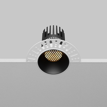 Светильник встраиваемый светодиодный Maytoni Dip DL119-10W-2.7K-TRS-B