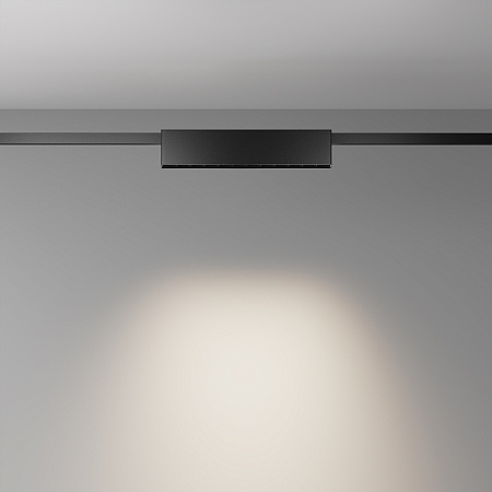 Трековый однофазный светодиодный светильник Maytoni Flarity Points TR150-1-12W4K-M-B