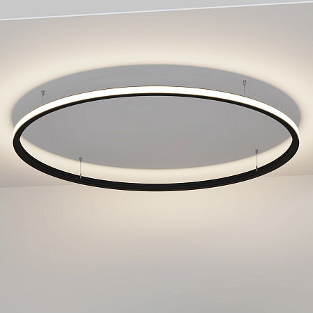 Радиусный профиль 35x35 Ø1500мм внешний 1/4 круга Maytoni ALM-3535R-B-EX-90°-1.5M