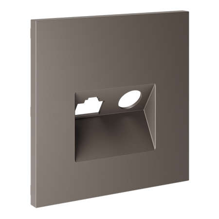 Накладка для розетки TV+RJ45 кат. 6 Voltum S70 (капучино) VLS002714 Накладка для розетки TV+RJ45 кат. 6 Voltum S70 (капучино) VLS002714