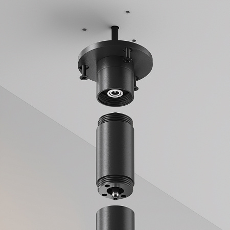 Основание для накладного монтажа системы с внутренней резьбой с вводом питания Maytoni Shelf CA023BI-P-B Основание для накладного монтажа системы с внутренней резьбой с вводом питания Maytoni Shelf CA023BI-P-B