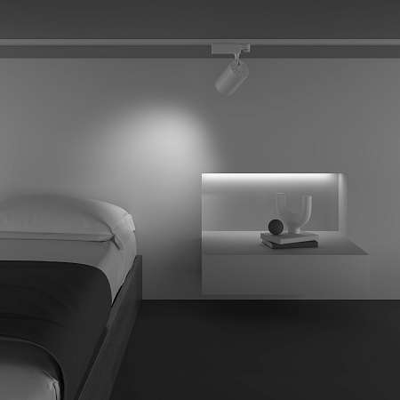 Трековый трехфазный светодиодный светильник Maytoni Trinity Vuoro TR029-3-26W3K-M-W