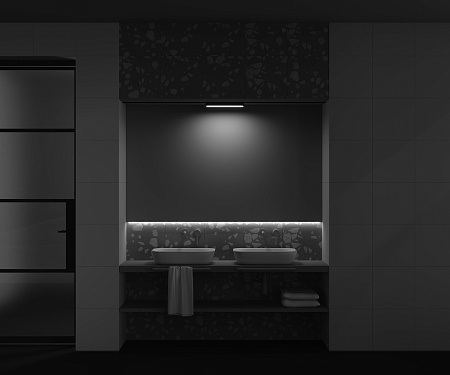 Трековый магнитный однофазный светодиодный светильник Maytoni Radity TR080-1-18W3K-B