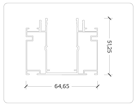 Шинопровод магнитный Ambrella light GL1024