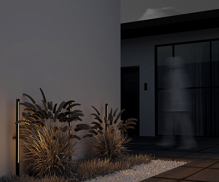 Уличный грунтовый светодиодный светильник Maytoni Pole O440FL-L12GF3K