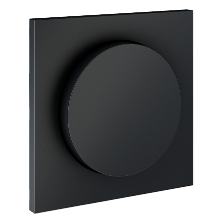 Накладка для светорегулятора поворотно-нажимного Voltum S70 (графит) VLS002007