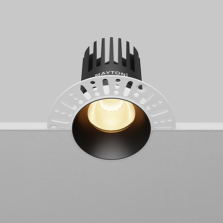 Светильник встраиваемый светодиодный Maytoni Dip DL121-15W-2.7K-TRS-B Светильник встраиваемый светодиодный Maytoni Dip DL121-15W-2.7K-TRS-B