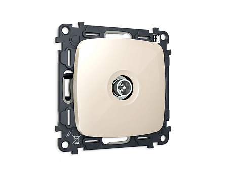 Комплект механизма TV розетки оконечной экранированной 5-1000MHz 3dB Omega MO313005 Комплект механизма TV розетки оконечной экранированной 5-1000MHz 3dB Omega MO313005